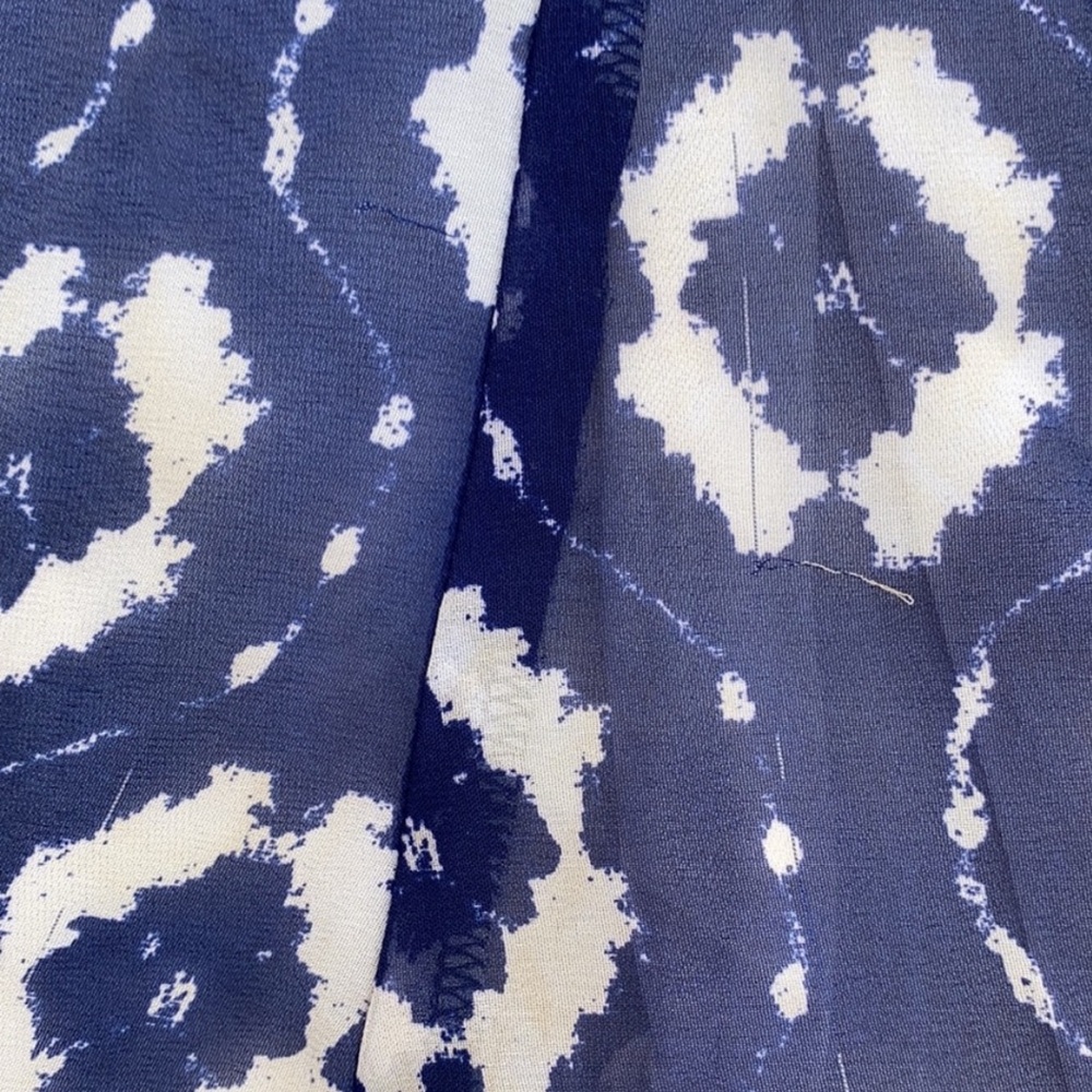 Show Me Your MuMu Abstract Skater Chiffon Mini Skirt M - Picture 6 of 7